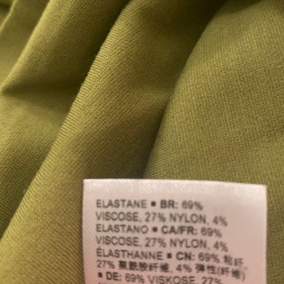 Lark & Ro Women's Avocado Green Knit Fit/Flare Dress Small NWT - Picture 7 of 8